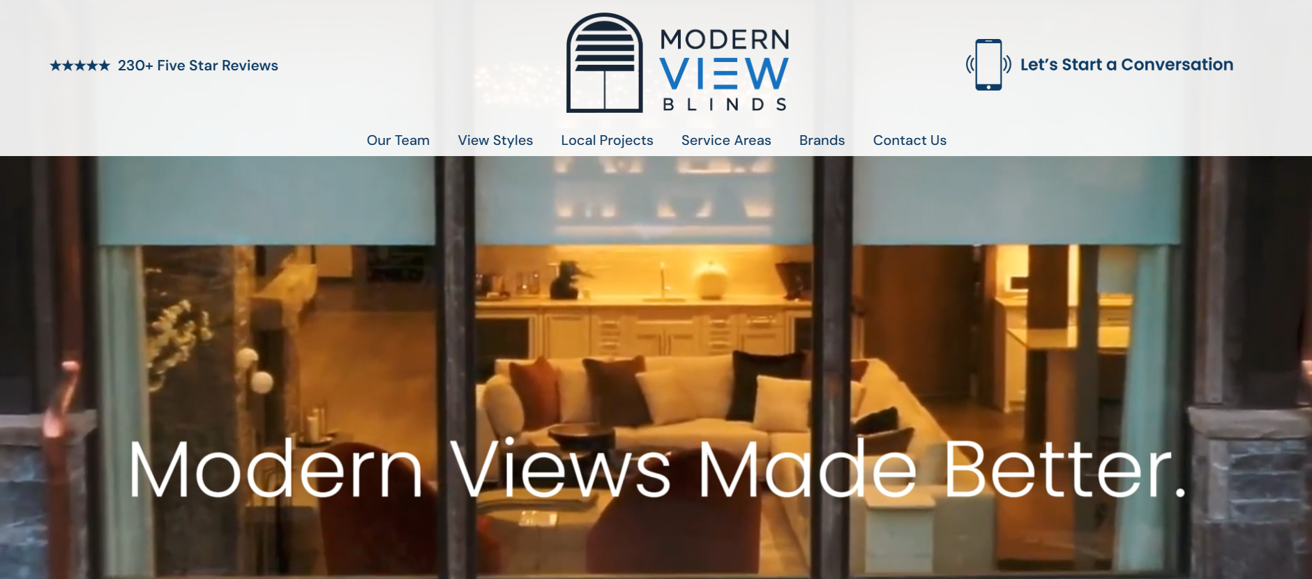 Modern View Window Coverings Screenshot 1